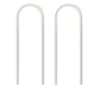 Treillis pour plantes en acrylique transparent en forme de U 41 cm | Acrylique transparent, résistant aux UV, support invisible, s'adapte aux petits pots, style minimaliste moderne