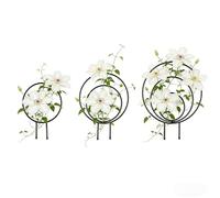 Treillis pour plantes en pot | Cadre de support pour plantes de jardin | Design artistique décoratif en métal, construction robuste et inoxydable, structure d'aide à l'escalade, montage facile, look