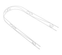 Treillis pour Plantes Grimpantes en Fer Blanc, Support Décoratif | Plantes en Pot et Jardin, Structure Arquée, Aide au Guidage des Tiges, Usage Intérieur