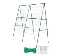 Treillis Support pour Concombres | Structure Verticale De Culture des Grimpantes,Attaches pour Treillis De Jardin Surélevé - pour Fruits Concombres Raisins Tomates Haricots Pois Vignes Fleurs Et