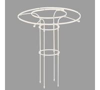 Treillis vertical de jardin pour glycine, roses et vignes grimpantes - Support en métal antirouille - 210 cm - Design parapluie pour une meilleure croissance des plantes - Blanc - 150 cm