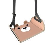 Trein de pied d'auto pour adulte, hamac de jambe réglable, repose-pied de voyage 46x24.5 cm / 18.11x9.65 pouces Conception compacte et légère/douce et solidaire pour les Business Trip Home