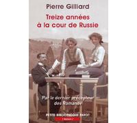 Treize années à la cour de russie