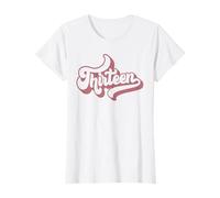 Treize Ans et 13 Ans pour Filles, rétro, Groovy, 13e Anniversaire T-Shirt