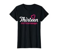 Treize #Officialteenager 13e Anniversaire Fille 13 Ans T-Shirt