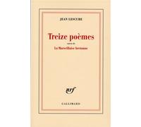 Jean Lescure – Treize poèmes / La Marseillaise bretonne – Livre