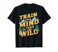 Trek The Wild is Motivation pour L'Aventure en Plein air T-Shirt