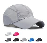 TrekAir Sport Cap, Breathable Quick-Dry Mesh Hat, for Men Women, Lightweight Sun Protection, for Tennis, Running, Outdoor (B)