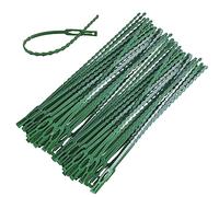 Treki 150pcs 230mm Attaches de Plantes Réglables de Jardinage Attaches Réglables Serre Câbles Lien de Serrage en Plastique Réutilisable pour Vertes Arbustes Jardinage Bricolage Maison Bureau