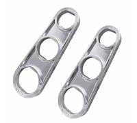 Treki 2pcs Clé d'aérateur de Robinet Clés Aérateurs pour Robinet Universelle Clé Demontage Mousseur Métal Outil de Fixation de Détartrant pour Aérateurs de Remplacement M16/M18/M20/M22/M24/M28