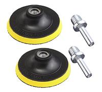 Treki 2Pcs Jeu de 125MM Plateau de Ponçage, 5 Pouces Disques Abrasifs avec M14 Fermeture Auto-agrippante pour Outil Rotatif Ponçage Polissage