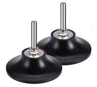 Treki 2Pcs Plateau de ponçage 75mm Support Disque Abrasif Ponçage Disc Pad 3" Plateaux de Polissage avec Tige 6MM Porte-Disque pour Outil Rotatif Ponçage Polissage