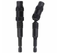 Treki 2pcs Porte-Embouts Pivotants avec Tige Hexagonale 1/4 Pouce Porte Embouts Pivotant à 20° Extension Flexible Support de Pointe de Foret Drill Changement de Verrouillage