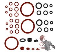 Treki 60pcs Joints Toriques en Silicone Kit D'entretien Joints Toriques pour Machines à Café Philips Saeco Spidem Gaggia pour Groupe D'Infusion Soupape de Support O-Ring Kit de Maintenance de Joint
