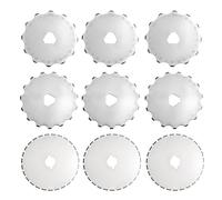 Treki 9pcs Lames de Coupe Rotatives de 45mm Gear type Lames de Remplacement Rotatives Lames de Rechange Lame de Coupe Rotative Crochet Edge pour Matelassage Scrapbooking Couture