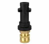 Treki Adaptateur de Pistolet pour Nettoyeur Haute Pression Raccord Femelle 1/4" à Connexion Rapide 6.35mm Femelle Cannon à Mousse Connecteur pour Nettoyeurs à Pression Automobiles pour Karcher K2-K7