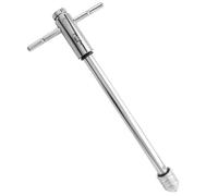 Treki Long Clés à Tarauds à Rochet Clé à Cliquet à Poignée en T Réglable Taraud à Cliquet Support de Robinet à Cliquet M3-M8 pour Porte-Taraud Accessoires de Taraudage Manuel