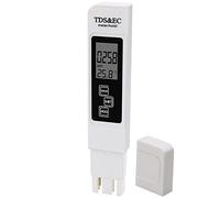 Treki TDS EC Testeur de Qualité de L'Eau 3 en 1 Digital Mètre TDS LCD Testeur Numérique Mesureur de Température Conductivité 0〜9999PPM Potable Moniteur de la Qualité d'eau Stylo Testeur