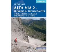 Trekking in the dolomites alta via 2 Alta Via 2, Includes 1 : 25,000 Map Booklet, With Alta Vie 3-6 in Outline - G.PRICE - Cicerone - broché - Guide