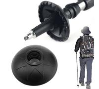 Trekking Poles Mud Baskets - 2X Round Trekking Poles Baskets, Hiking Walking Stick Tips Protector | Replacement Basket for Climbing Pole Tips Outdoor Trekkings Walking Stick Accessory