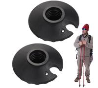 Trekking Poles Mud Baskets, Walking Sticks Replacement Tip Protectors, Trekking Pole Mud Baskets/Hiking Pole Replacement Muds Basket's Fits All Standard Hiking/Trekkings/Walking Poles