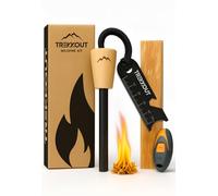 Trekkout Pierre de survie et allume-feu en acier