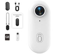 Treklon Pov Camera, Gosnap - Go Snap Camera With 4k/1080, Treklon Body Cameras, 170° Wide Angle Wearable Video Recording For Cycling, Pet, Diving, Record Anywhere, Anytime (White Basic,1080P)