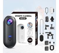 Treklon POV Camera, Treklon 4S Body Camera, HD 1080p/4k Pocket Action Cam, 170° Wide Angle, with Ip68 Waterproof Wearable Action Mini Cam, for Pet Walking & Outdoors Activities (1080-Black,256G)