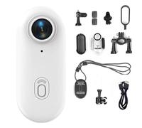 Treklon POV Camera, Treklon Body Camera, 4K Thumb Action Cameras,4k Pocket Action Cam,Mini Handsfree Bodycam with Audio and Video Recording wearable for Cycling, Diving, Ski (While,1080 Standard)