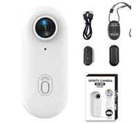 Treklon POV Camera, Treklon Body Camera, 4K Thumb Action Cameras,4k Pocket Action Cam,Mini Handsfree Bodycam with Audio and Video Recording wearable for Cycling, Diving, Ski (While,1080 Basic)