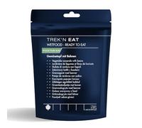 TREK'N EAT Gemüseeintopf mit Bohnen - Ready to Eat - Sofort verzehrfertig ohne Kochen - Outdoor Mahlzeit mit natürlichen Zutaten - Lang haltbar & ideal für Camping, Trekking & Notvorrat