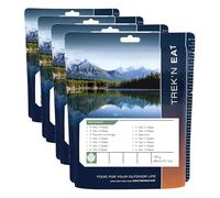 TREK'N EAT Mac'n Cheese - Ration alimentaire savoureuse pour le plein air, le trekking, le camping, etc. (Lot de 4)