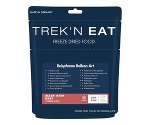 TREK'N EAT Risotto des Balkans au bœuf - Plat de Viande