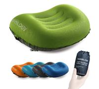 TREKOLOGY Aluft 2.0 Ultralight Gonflable Oreiller Camping - Coussin Gonflable Oreiller pour Soutien du Cou et des Lombaires Pendant Le Voyage, Camping, la Randonnée, Le Trekking - Coussin de Plage