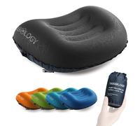TREKOLOGY Aluft 2.0 Ultralight Gonflable Oreiller Camping - Coussin Gonflable Oreiller pour Soutien du Cou et des Lombaires Pendant Le Voyage, Camping, la Randonnée, Le Trekking - Coussin de Plage