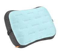 TREKOLOGY ALUFT Mint SE Oreiller De Voyage Plage Gonflable - Oreiller Gonflable avec Sangle Réglable Et Housse Lavable - Léger, Compact Et Portable Plage Accessoire, Coussin Voyage - Bleu