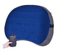 TREKOLOGY Oreiller de Camping Gonflable - Randonnée Ultraléger et Oreiller de Voyage Compact avec Housse Lavable et Sangle - avec Avion, Aventures en Plein Air, Camping, Randonnée et Voyag