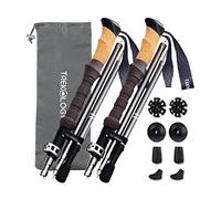 Trekology TrekZ Bâtons de randonnée avec poignée en liège pour Femme Bâtons de Marche Nordique Bâtons de Marche Nordique Bâtons de randonnée pour Hommes Bâtons de randonnée pour Femmes Bâtons de