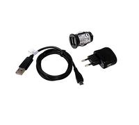 Trekstor Primetab P10 Set en 3 pièces, câble USB, Adaptateur Voiture, Adaptateur USB, Micro USB, 2100mA, pour Tous Les appareils Micro-USB