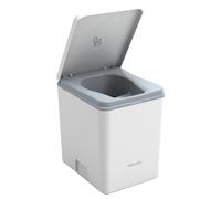 TRELINO Evo L Blanc, 39 x 33 x 43 cm, Toilette sèche avec séparateur, Toilette Portable pour Camping et Plein air, Inodore, 2 x 10 L capacité