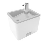 Trelino Splash Lavabo Mobile 6mm ABS avec Revêtement PMMA 10L 33x39x43cm 4.9kg