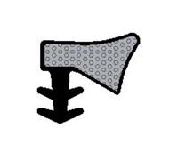 Trelleborg TRELLEBORG FT Joint à recouvrement L2020 blanc pour rainurage, TSP-FOAM Quantité:200