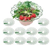 Trellis aux Fraises, la Fraise Prend en Charge la Cage de 10 pc avec 3 Jambes Robustes résistantes aux intempéries Plastique Plasante Plastique pour Garder Un Nettoyage pour pourrir, Le Support de l