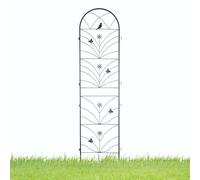 Trellis de Jardin en métal avec Conception d'oiseau et Feuille Mural