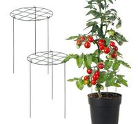 Trellis de jardin pour plantes grimpantes | Tuteur métallique 3 pièces petit | Support vigne pour concombre UVA rose tomate légume jasmin clématite patio maison