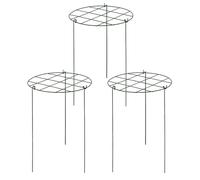 Trellis for Climbing Plants Outdoor, 3 Pieces Metal Garden Grid, Sturdy Vine Support, Weather Resistant Rustproof Coating, for Cucumber, Grape, Rose, Tomato, Vegetable, Jasmine, Clematis, Yard, Patio