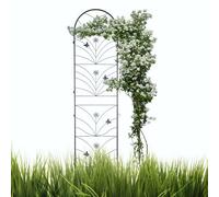 Trellis Mural en métal décoratif pour Le Soutien de la Plante d'escalade avec des conceptions d'oiseaux et de Feuilles Treillis extérieurs pour Les Clematis