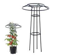 Trellis végétal, cadre de tour de fleurs verticales - Conception de connexion de boucle, types de parapluie résistants aux intempéries réglables pour la serre pour serre, cour, patio, balcon, gi