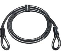 Trelock 8002155 Câble à boucle 2 boucles Ø12mm ZS 180/180/12, 180 cm, noir (1 pièce)