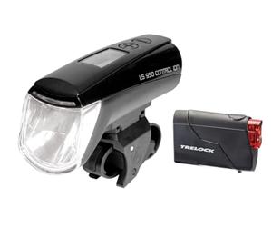 Trelock 8004522 LS 950/720 Kit d'éclairage à Batterie Noir